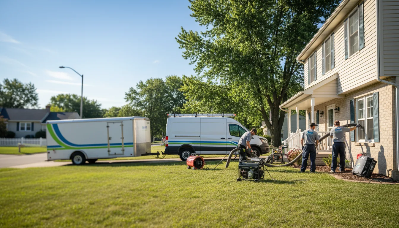 Flooded Basement Restoration And Cleanup With Repair in Westphalia, KS near me
